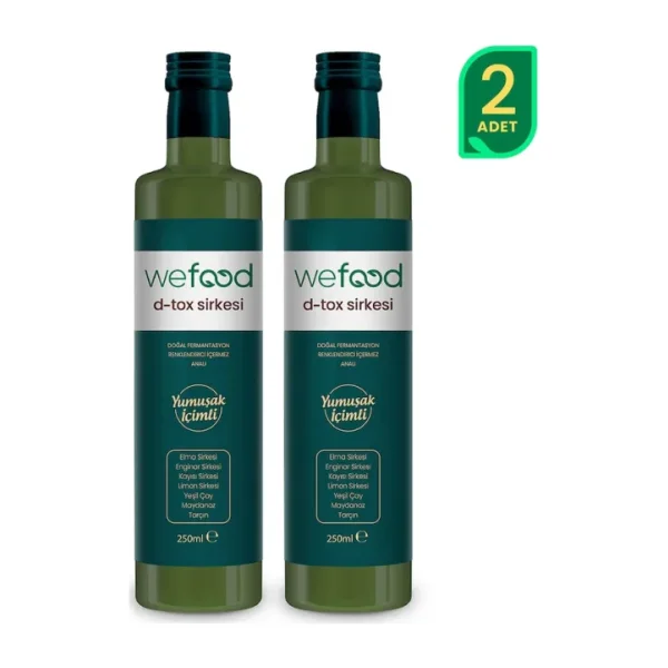 Wefood Detoks Sirkesi 250 ml 2'li
