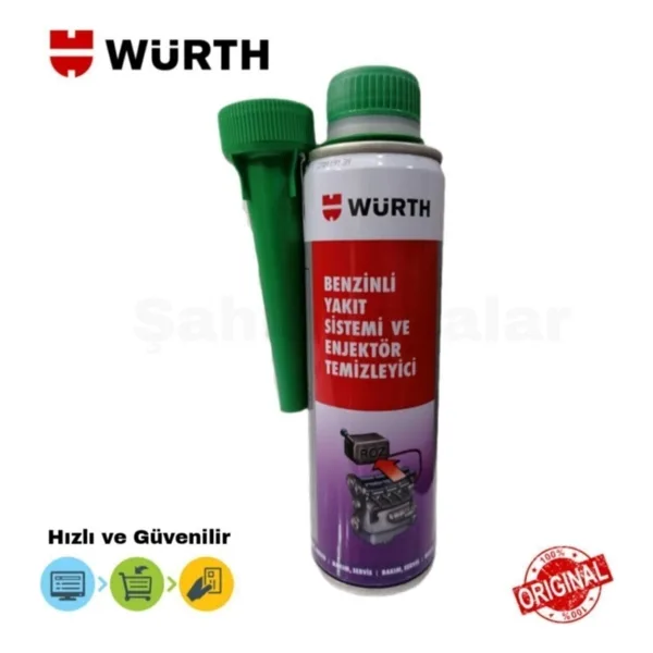 Würth Benzinli Yakıt Sistemi ve Enjektör Temizleyici 300ML(ORJINAL)