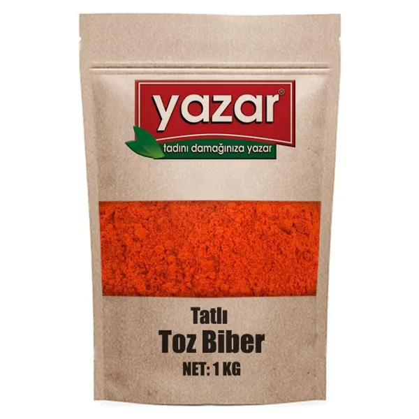 Yazar Baharat Tatlı Toz Biber 1 kg