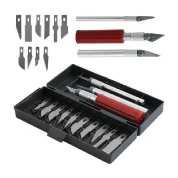 Yu-Su Tools Neşter Seti 16 Parça Bıçak Neşter Takımı Hobi Amaçlıdır