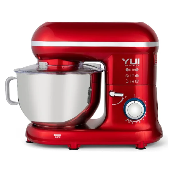 Yui M108 Easy Chef 1300 W 5 lt Kırmızı Stand Mikser
