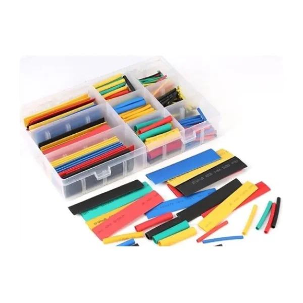 328 Parça Kutulu Heat Shrink Makaron Daralan Kablo Tamir Seti - Globe Elektrik Bant Hediyeli