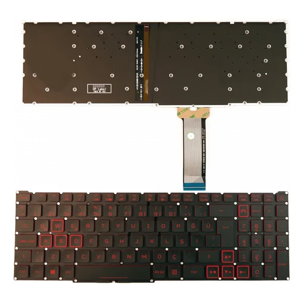 Acer Predator Helios 300 PH315-54 Klavye Işıklı Kırmızı Tuş V1