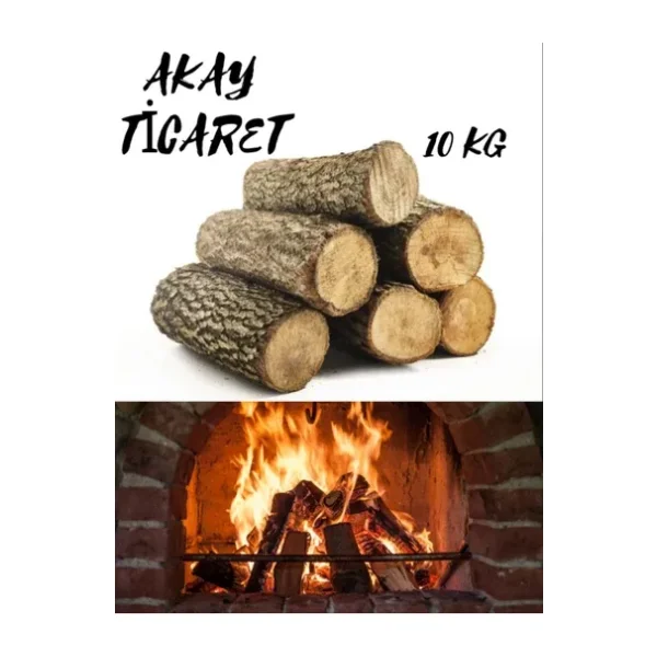 Akay Ticaret Şöminelik Meşe Odunu Kuru 3 Yıl Bekletilmiş 10 Kg