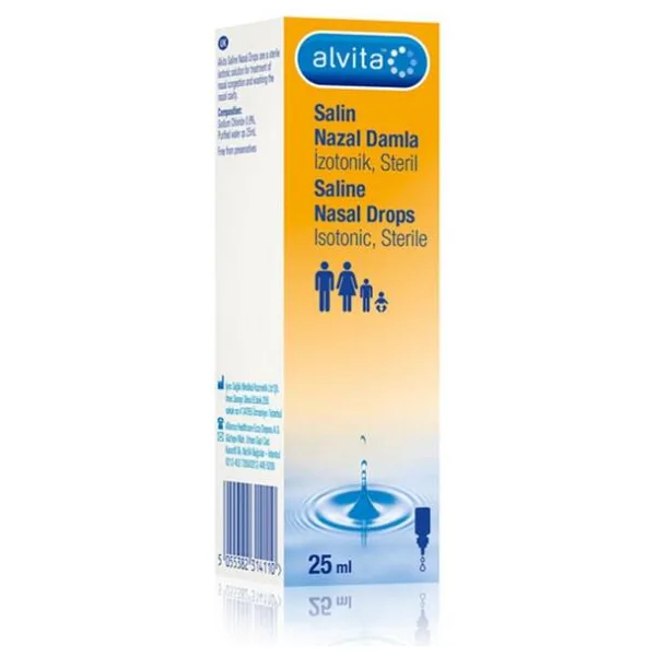 Alvita Salin Nazal Sprey 25 ml 00288