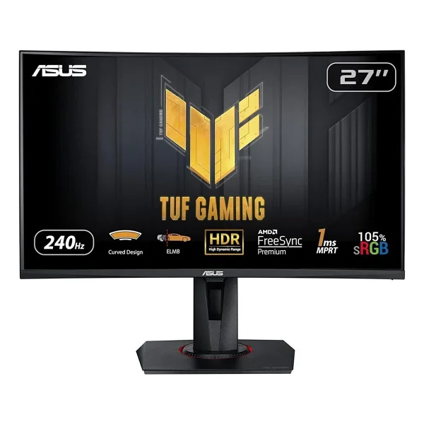 Asus TUF Gaming VG27VQM 27" 1 ms Full HD Curved 240 Hz Oyuncu Monitörü
