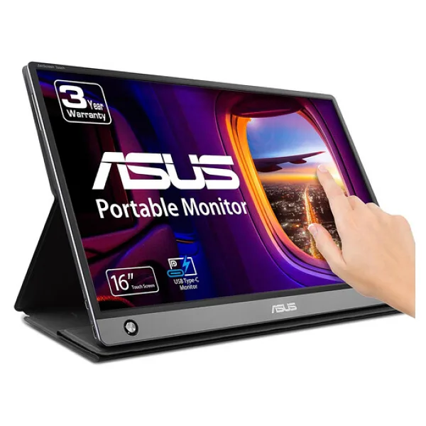 Asus ZenScreen Touch MB16AMT 15.6" 5 ms Full HD IPS 60 Hz Dokunmatik Taşınabilir Monitör