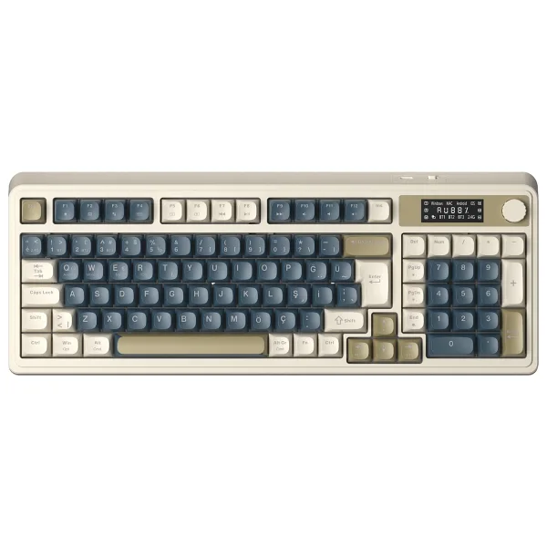 Aula S99 Pro Retro RGB Kablolu/Kablosuz Oyuncu Klavyesi