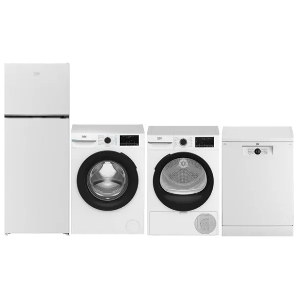 Beko 970477 Mb-Cmxd 9100-KMX 91-Bm 3143 4'lü Beyaz Eşya Seti
