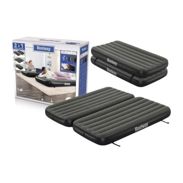 Bestway 67922 İki Katlı Çift Kişilik Şişme Yatak