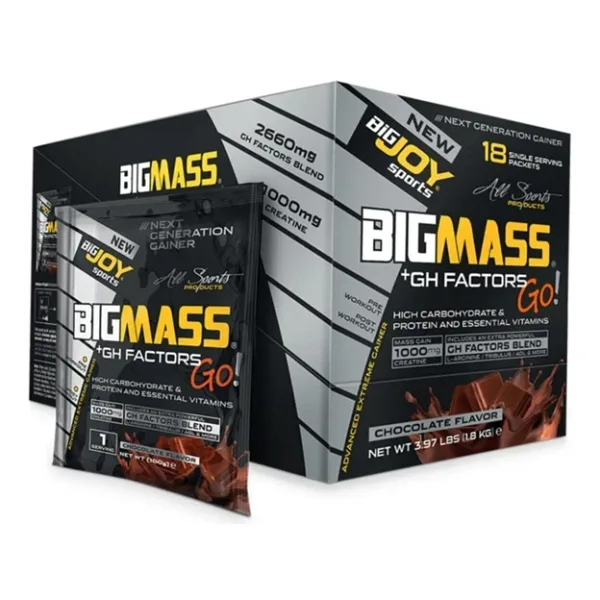 BigJoy BigMass GH Factors Go Mass Gainer 1800 gr 18 Saşe