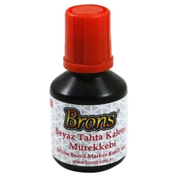 Brons 30 ml Kırmızı Tahta Kalem Mürekkebi