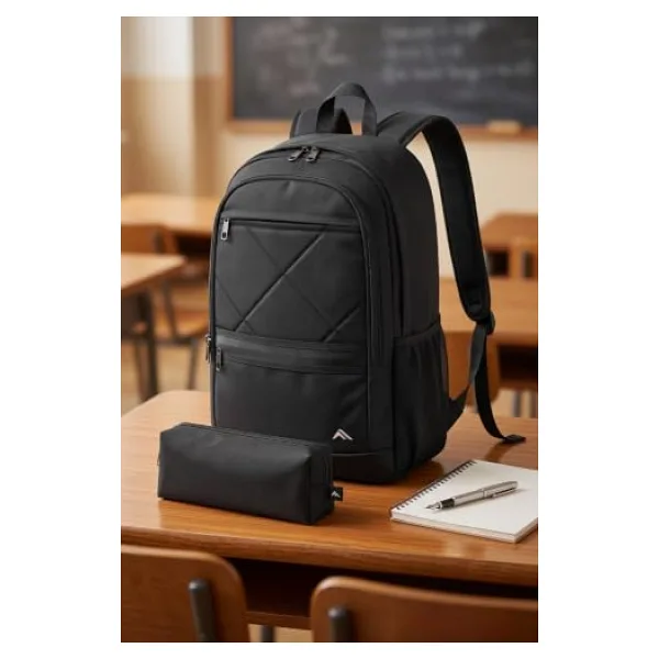 Byhakan PL-0303 Unisex Okul ve Seyahat Çantası - Siyah