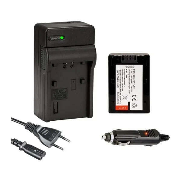 Cazipshop Sony NP-FV50 Batarya(1050Mah)+Şarj Aleti Cihazı Seti