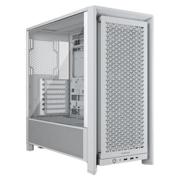 Corsair Frame 4000D RS CC-9011313-WW Fanlı Beyaz E-ATX Oyuncu Kasası