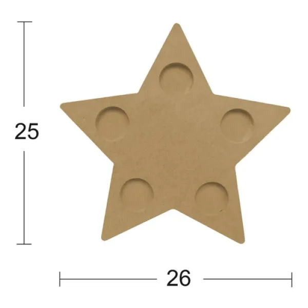 Dekoratif Ahşap Mumluk M12