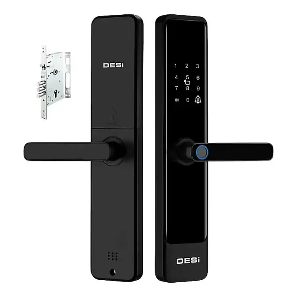 Desi QUiC Q016 Parmak İzli ve Mekanik Akıllı Kapı Kilidi