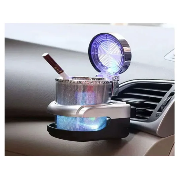 Efeaks Oto Küllük Renkli Işıltılı Rgb Araç İçi Led Küllük 7 Işıklı