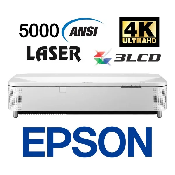 Epson EB-810E 5000 Lümen Kısa Mesafe Lazer Taşınabilir 4K Projeksiyon Cihazı