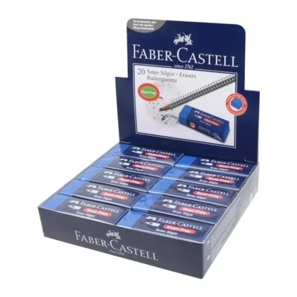 Faber-Castell Sınav Silgisi Büyük Boy 20'li Kutu