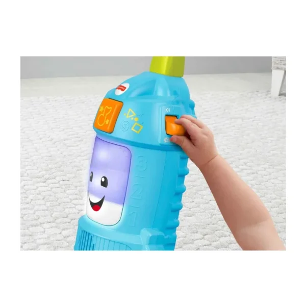 Fisher-Price Eğlen ve Öğren Serisi Türkçe Konuşan Neşeli Süpürge Mavi Eğitici Özellikli Oyuncak