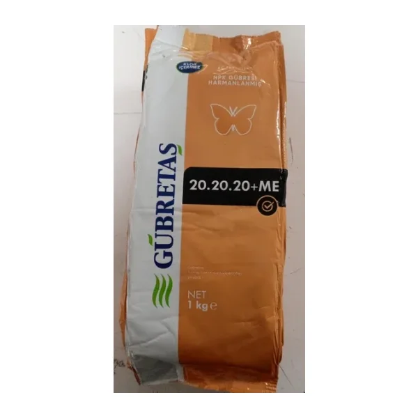 Gübretaş 20.20.20 NPK Ağaç Bitki Meyve Sebze Çiçek Gübre 1 KG