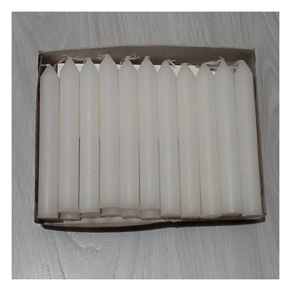 hagiki KLASİK BEYAZ MUM 20 ADET NATUREL KOKUSUZ UZUN ŞAMDAN MUMU ÇAPI 1,5CM UZUNLUĞU 13 CM 20ADET FİYATIDIR