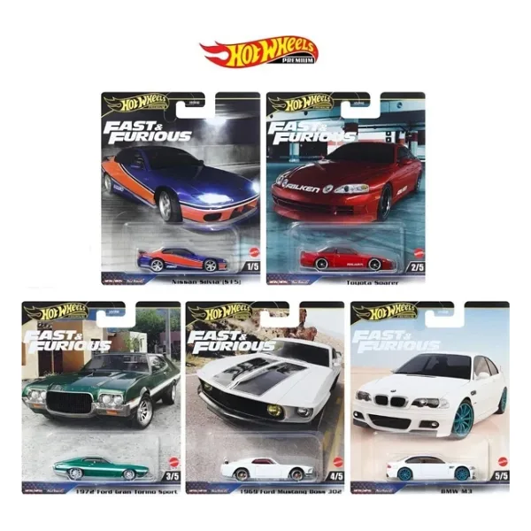 HOT WHEELS Premium 2024 Fast And Furious 5'li Set