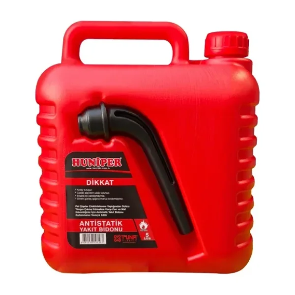 HUNİPER Antistatik Benzin Yakıt Bidonu 5 Lt