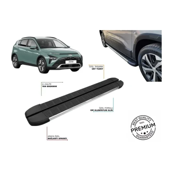 HYUNDAI BAYON ARACA ÖZEL YAN BASAMAK 2021 2022 2023 2024 2025