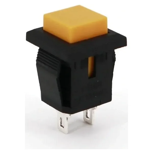 IC-180K Plastik Buton Yaylı 2P PBS15B Sarı