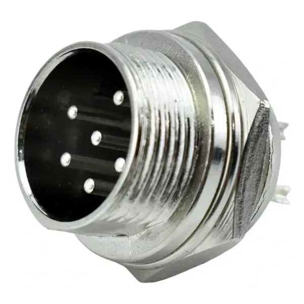 IC-261M 12mm Mayk Erkek Fiş Şase 6P Konnektör