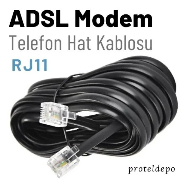 IRENIS ADSL VDSL Modem Kablosu, RJ11 Kablo, Köken Telefon Kablosu