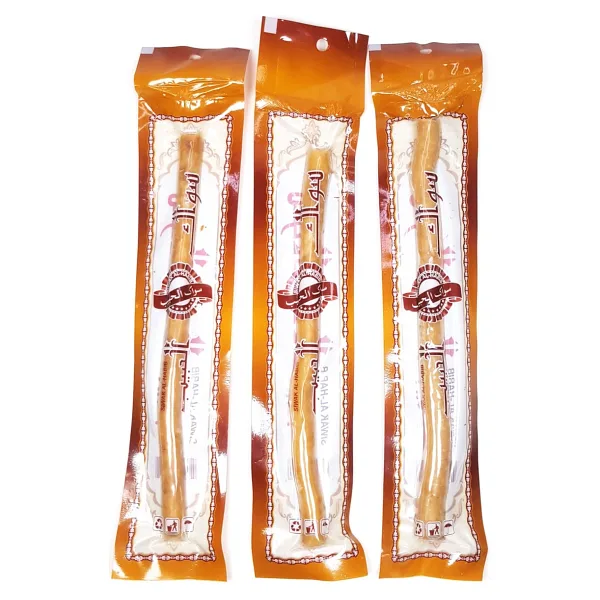Just Cheap Store 3 Adet Taze Doğal Diş Fırçası Misvak Vakumlu Paket 20 cm Büyük Boy