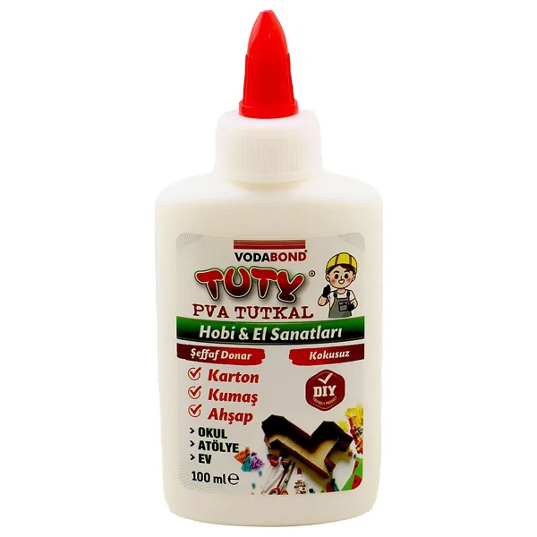 Karton Kumaş Ahşap Tutkalı Şeffaf Donar 100 ml