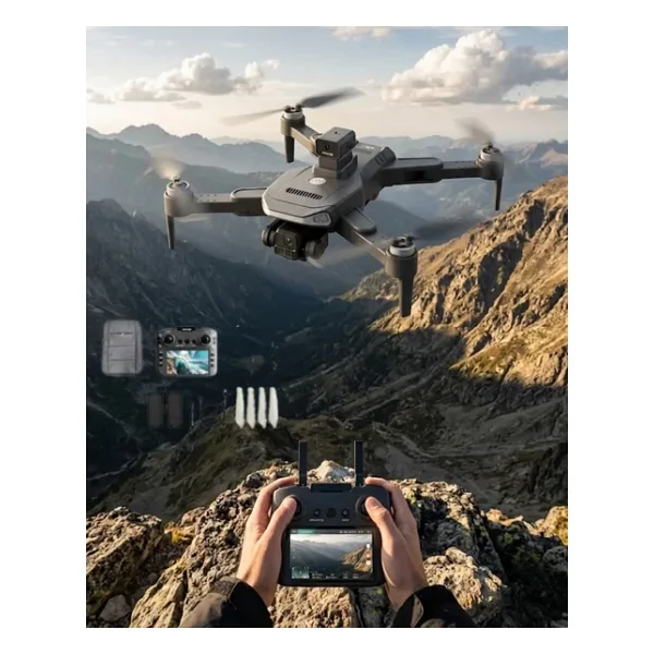 Katlanabilir Gps Destekli Akıllı Drone 4K Kamera Uzun Uçuş Süresi Ve Engel Algılama Özellikli