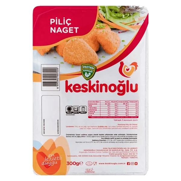 Keskinoğlu 300 gr Piliç Nugget