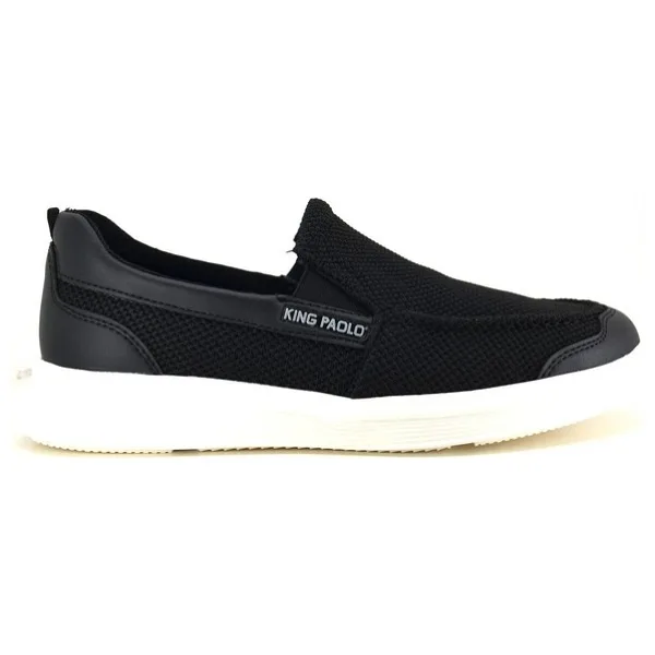 King Paolo F1182 Loafer Krakers - Siyah - Erkek Ayakkabı - 41