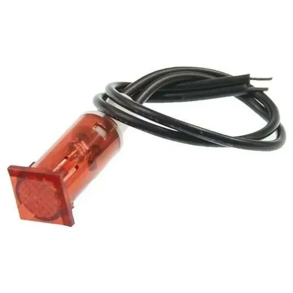 Kırmızı 12mm Pano Işığı 220V Sinyal Lambası