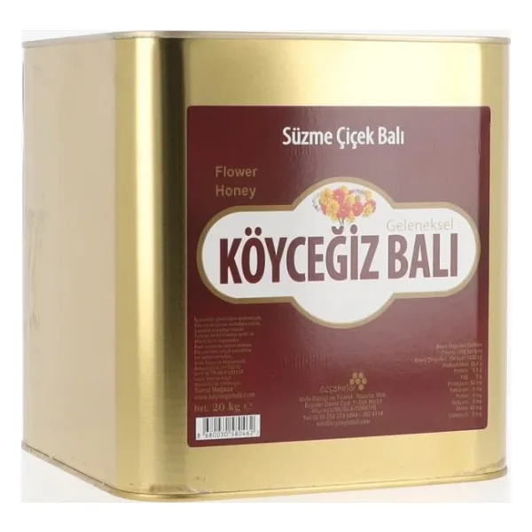 Köyceğiz 10 kg Teneke Çiçek Balı