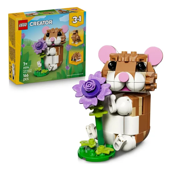 Lego 31376 Creator Sevimli Hamster ile Çiçek