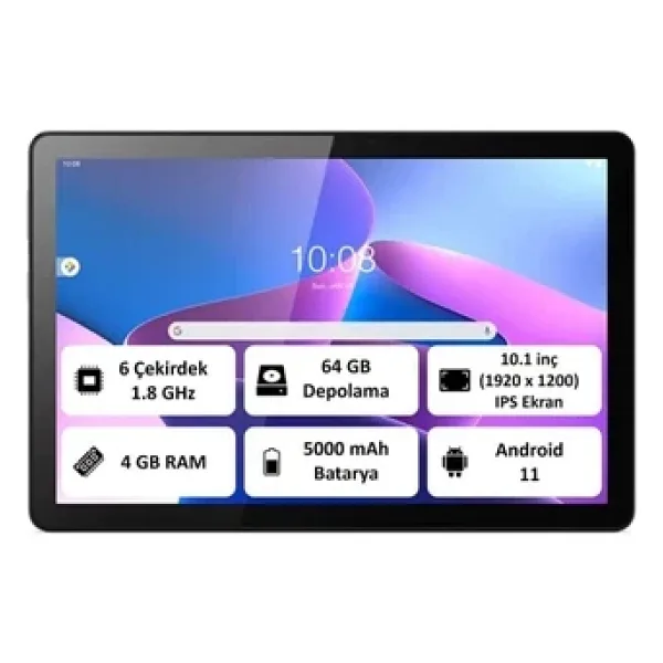 Lenovo Tab M10 Gen 3 ZAAG0003TR 64 GB 10.1" Tablet