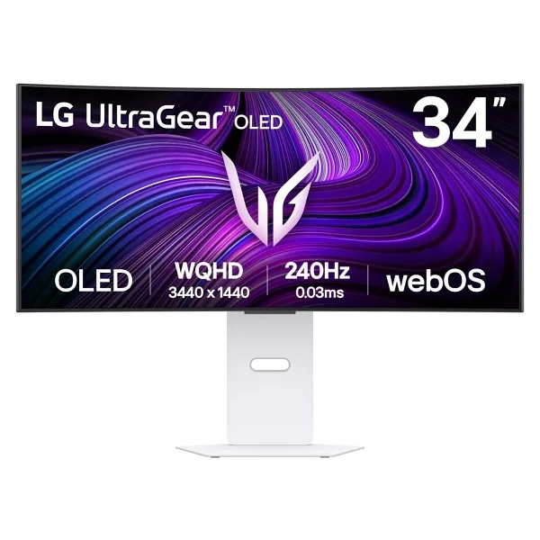 LG UltraGear 34GX90SA-W 34" 0.03 ms WQHD Curved 240 Hz OLED Oyuncu Monitörü