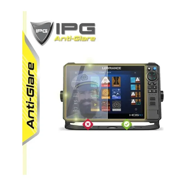 Lowrance HDS PRO 10 FishFinder - IPG Anti-Glare Yansıma Önleyici Mat Ekran Koruyucu