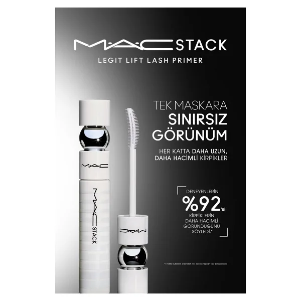 M.A.C Macstack Legit Lift Lash 12 ml Maskara Bazı