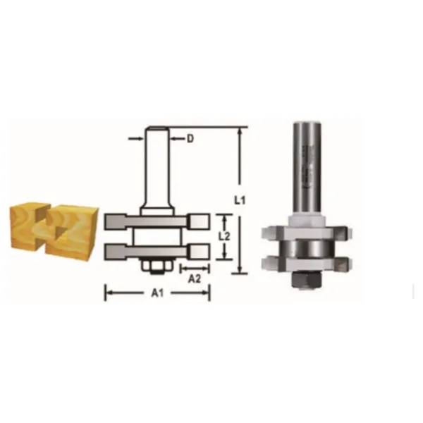 Makita D-48929 Freze Bıçağı 41.3mm Oluk Açma