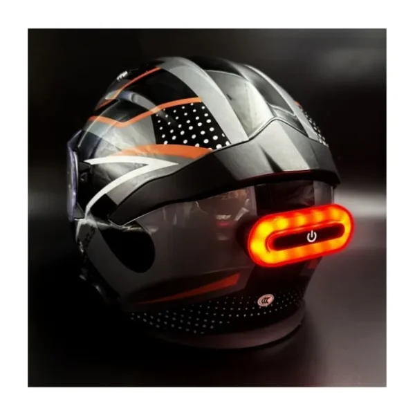 Mts Kask Arkası LED Çakar (4 Modlu) - standart