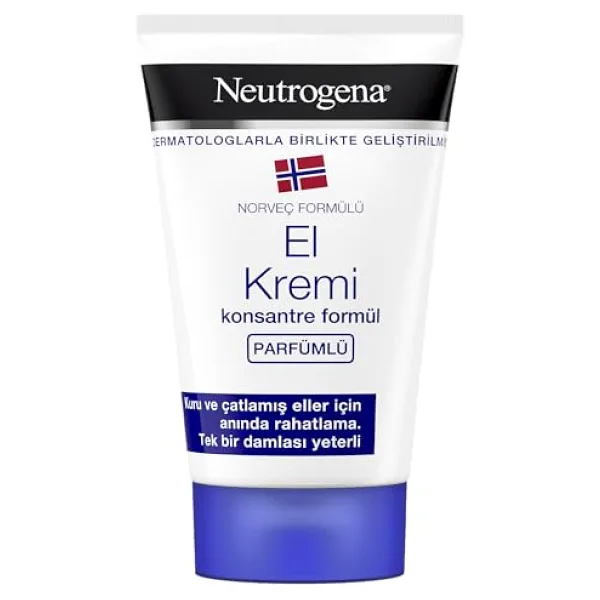 Neutrogena Norveç Formülü El ve Dudak Bakım Seti - Konsantre Kokusu Olmayan El Kremi 75 ml + Dudak Balmı Stick 4,8 g, Kuru Eller ve Dudaklar İçin Nemlendirir, Onarır ve Korur, Tek Paket Satılır