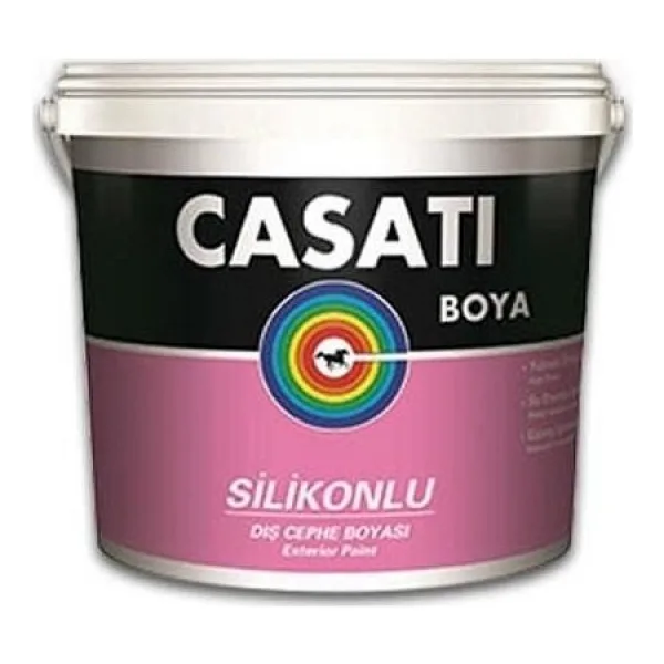 Nil Avm Casati Silikonlu Dış Cephe Boyası 2,5 Litre Beyaz