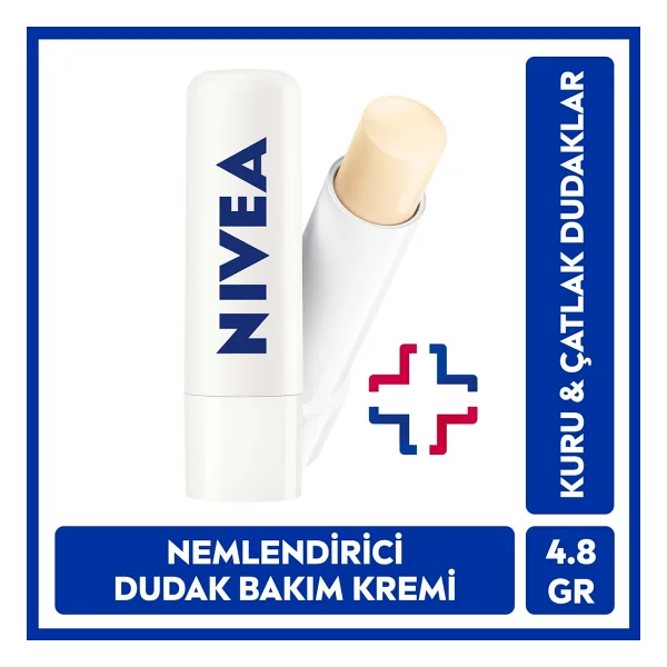 Nivea Renksiz Nemlendirici Dudak Bakım Kremi Med Repair 4.8 gr